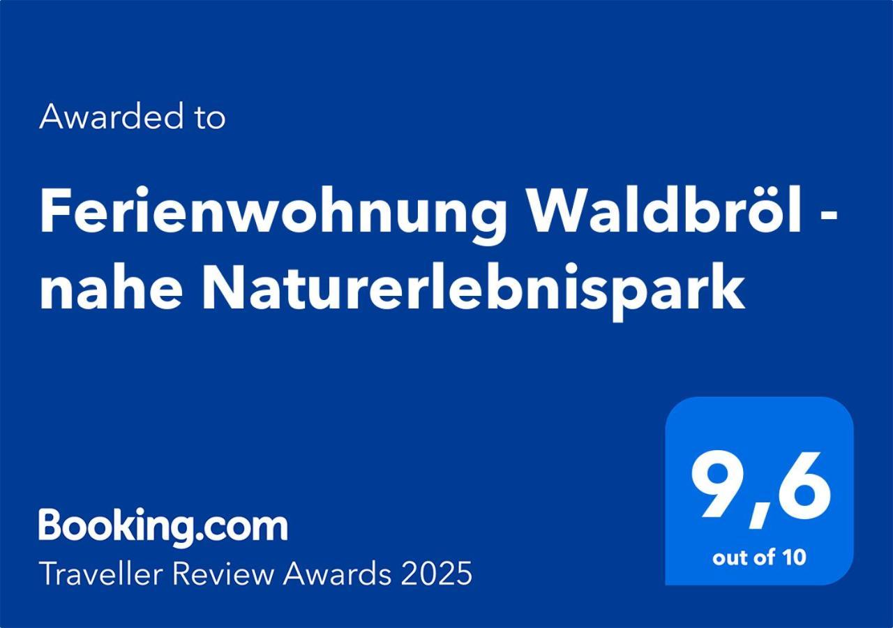 Ferienwohnung Waldbroel - Nahe Naturerlebnispark Waldbrol Kültér fotó